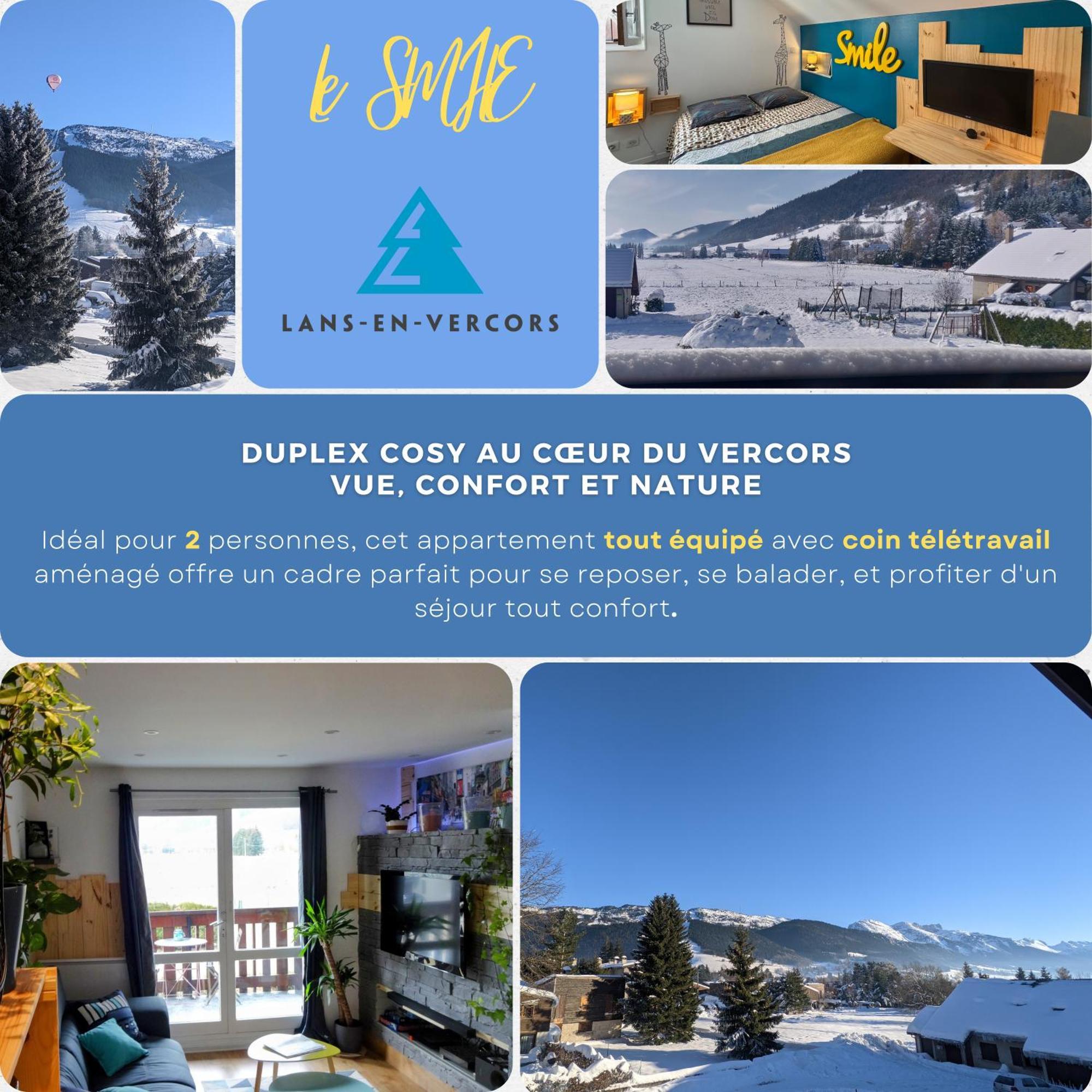 Duplex Cosy : Moderne, Fonctionnel Et Confortable Lans-en-Vercors Exterior foto